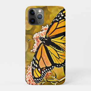 Capa Para iPhone 11 Pro Jardim de Borboletas Monarca Arte