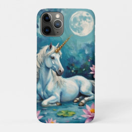 Capa Para iPhone 11 Pro Jardim Místico do Unicorn