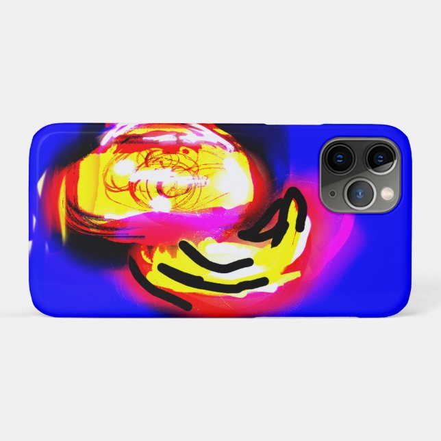 Capa Para iPhone 11 Pro jellyfish wave  (Verso (horizontal))