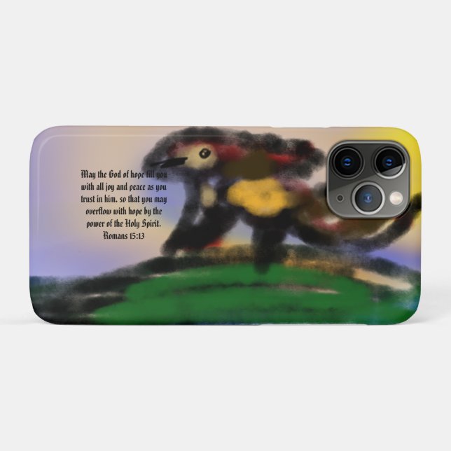 Capa Para iPhone 11 Pro Jesus transbordou (Verso (horizontal))