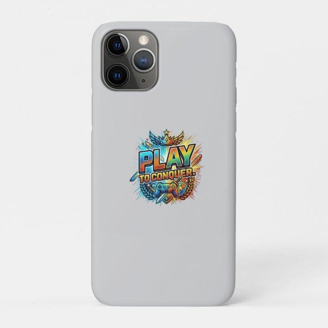 Capa Para iPhone 11 Pro Jogar para Conquistar (Verso)