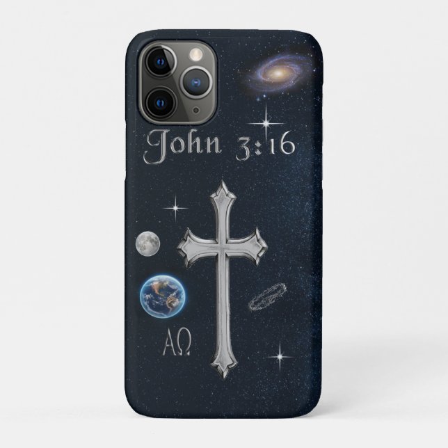 Capa Para iPhone 11 Pro John 3:16 (Verso)