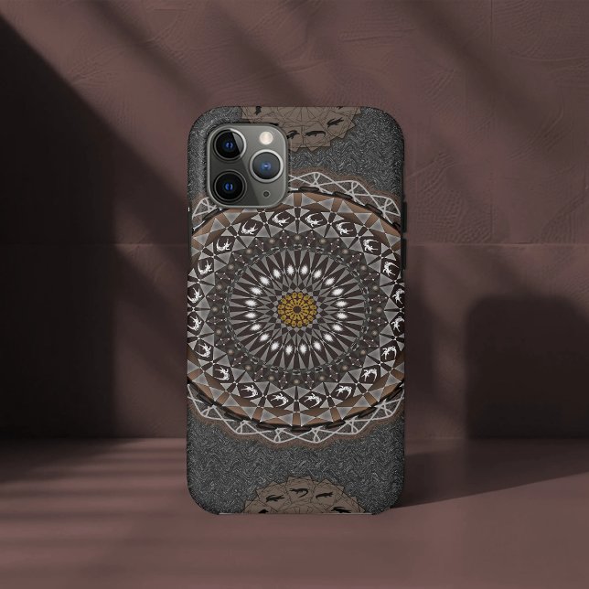 Capa Para iPhone 11 Pro Khaki Crocodylus Porosus (Criador carregado)