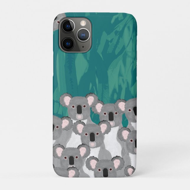 Capa Para iPhone 11 Pro Koalas (Verso)
