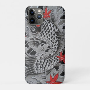 Capa Para iPhone 11 Pro Koi Fish Japonês