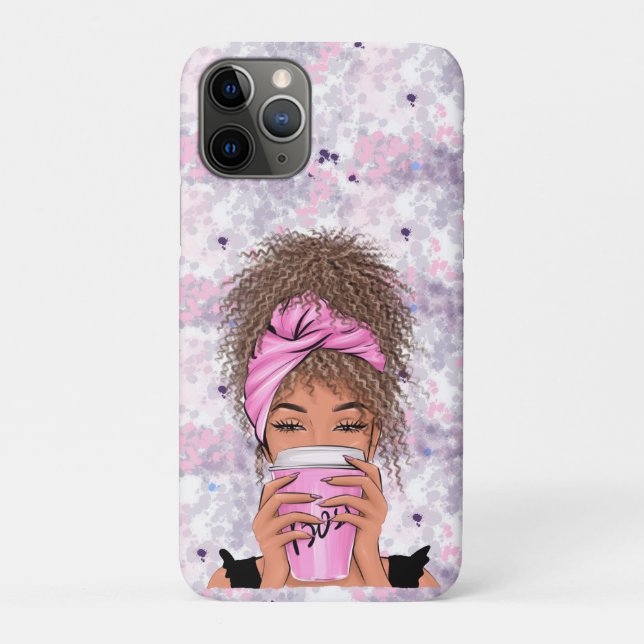 Capa Para iPhone 11 Pro Lady Boss Life, Chefe Babe Bangle Bracelet Bu (Verso)