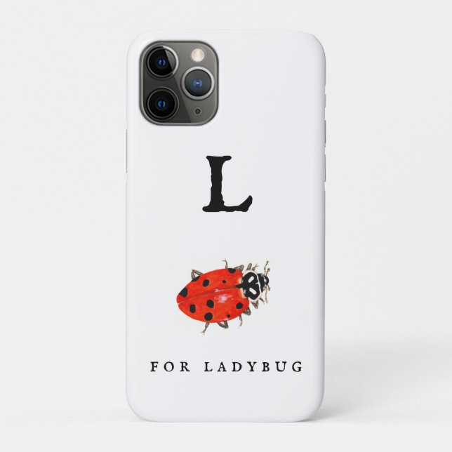Capa Para iPhone 11 Pro Ladybug (Verso)