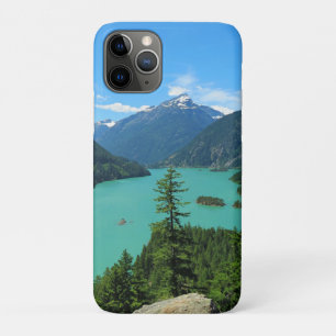 Capa Para iPhone 11 Pro Lago Turquesa da Montanha Snowy em Washington