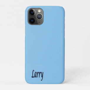 Capa Para iPhone 11 Pro Larry Name On Misty Blue,