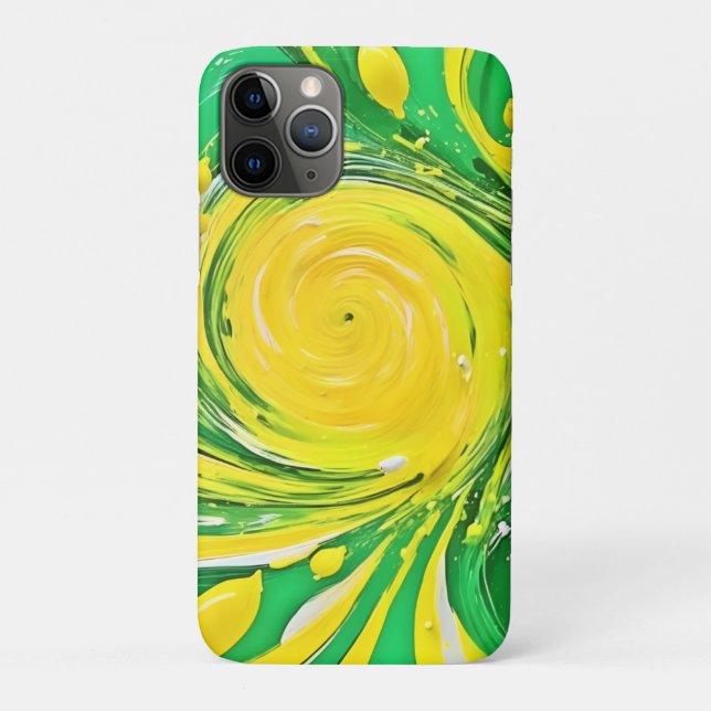 Capa Para iPhone 11 Pro Lemon Tornado Design (Verso)