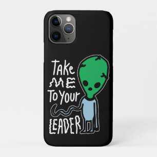 Capa Para iPhone 11 Pro Leve-me ao seu líder Citação do sarcasmo de Alie