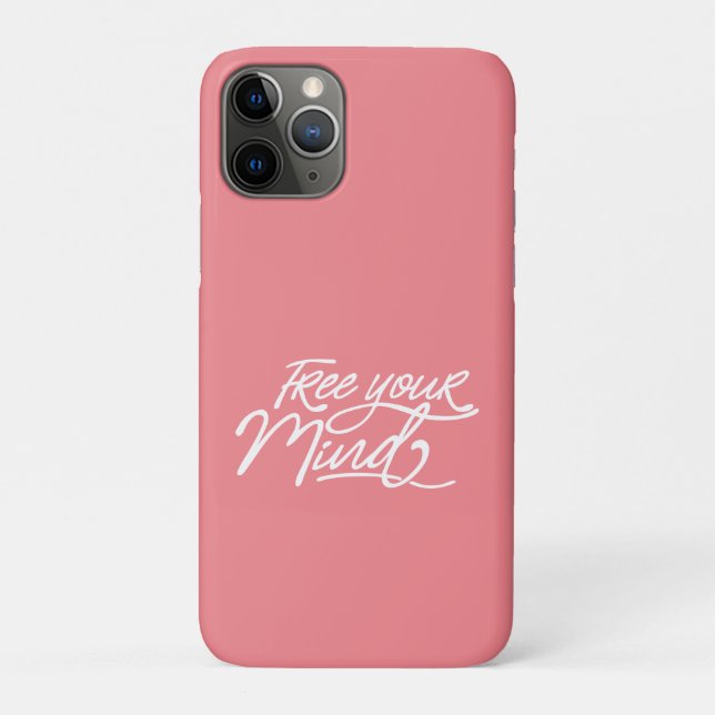 Capa Para iPhone 11 Pro Liberte a sua cotação inspiracional (Verso)