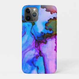 Capa Para iPhone 11 Pro Lily Lake Abstrato Watercolor