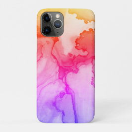 Capa Para iPhone 11 Pro Lily Lake Abstrato Watercolor
