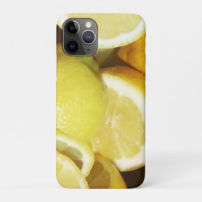 Capa Para iPhone 11 Pro Limões Amarelo (Verso)