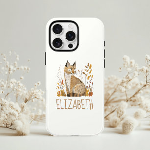 Capa Para iPhone 11 Pro Lince da Floresta Personalizado Fofo
