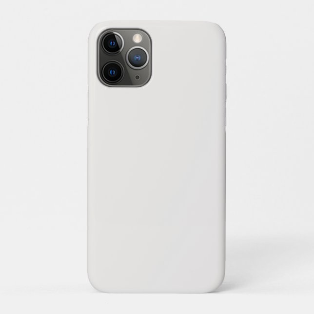 Capa Para iPhone 11 Pro Linen Branco, Esbranquiçado (Verso)