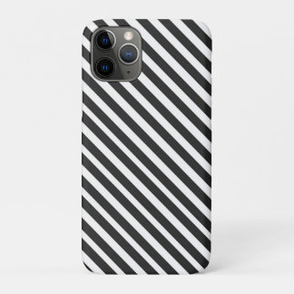 Capa Para iPhone 11 Pro Listras Pretas e Brancas