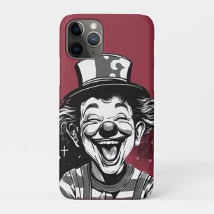 Capa Para iPhone 11 Pro Logotipo de Palhaço Risonho Fofo para Crianças