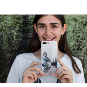 Capa Para iPhone 11 Pro Loon Majestoso em uma Rocha - personalizado