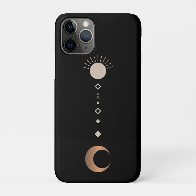 Capa Para iPhone 11 Pro *~* Lua de Totem do Universo Lunar Cósmico (Verso)