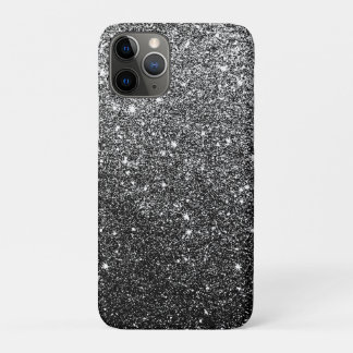 Capa Para iPhone 11 Pro Lúxo brilhante negro e legante