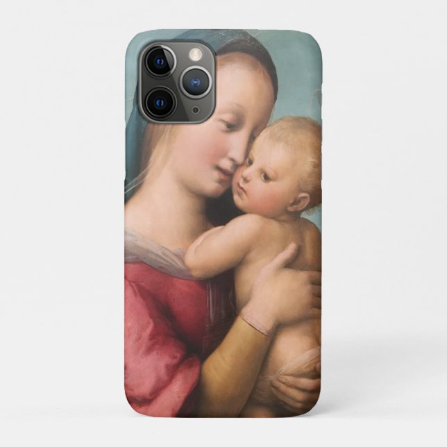 Capa Para iPhone 11 Pro Madona e Menino (Verso)