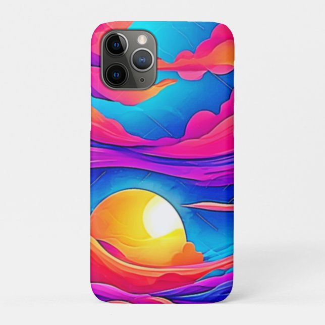 Capa Para iPhone 11 Pro Majestade de A Sunset (Verso)