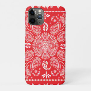 Capa Para iPhone 11 Pro Maleta iPhone / iPad de Paisley Design-1