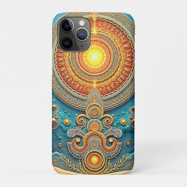 Capa Para iPhone 11 Pro Mandala Art Espiritual (Verso)