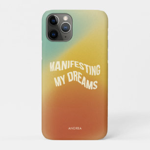 Capa Para iPhone 11 Pro Manifestação de Gradação Gradiente Retroativa 