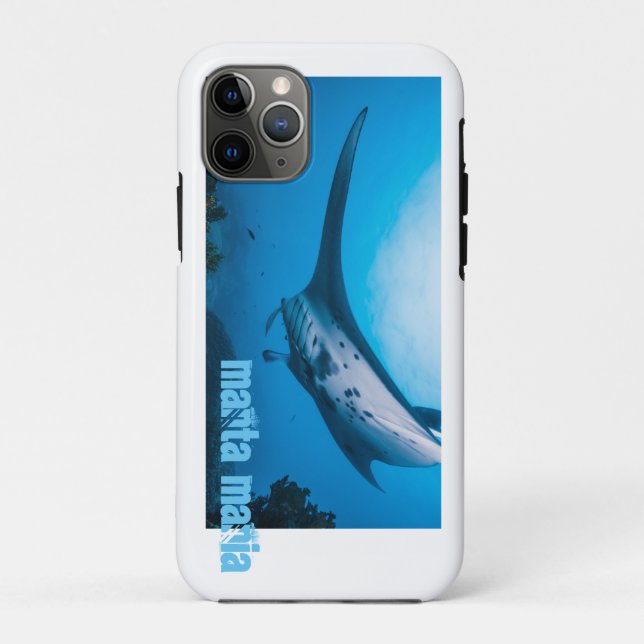 Capa Para iPhone 11 Pro Manta ray (Verso)