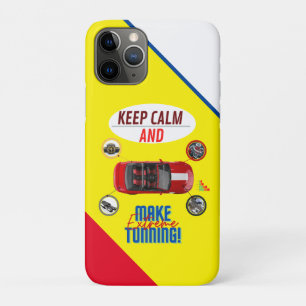 CAPA PARA iPhone 11 PRO MANTENHA CALMA E FAÇA UM CORTE EXTREMO