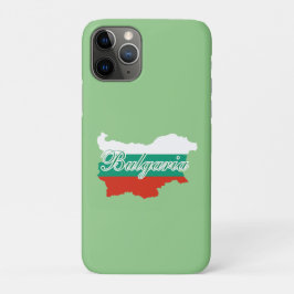 Capa Para iPhone 11 Pro Mapa de pavilhão da Bulgária
