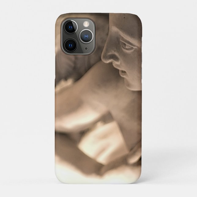 Capa Para iPhone 11 Pro Marble Angel Sculture Art Impressão (Verso)