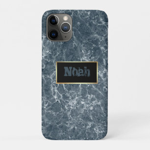 Capa Para iPhone 11 Pro Marble Azul Legal e Gasto