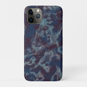 Capa Para iPhone 11 Pro mármore azul e roxo