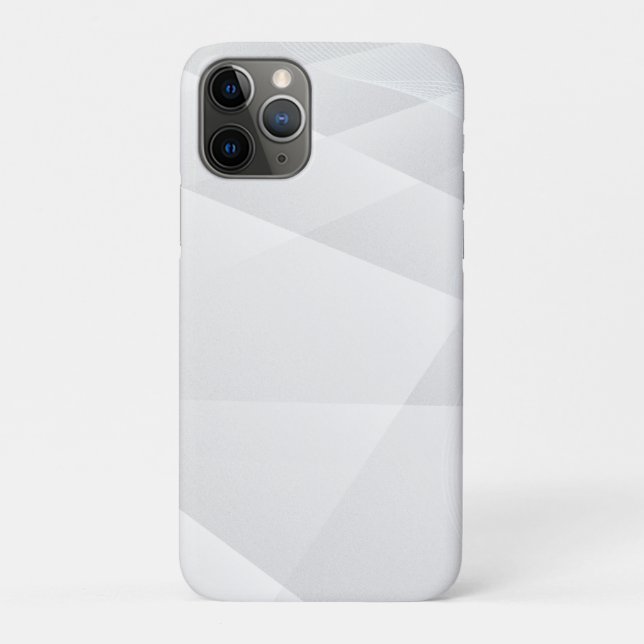 Capa Para iPhone 11 Pro Mármore Branco Elegante (Verso)