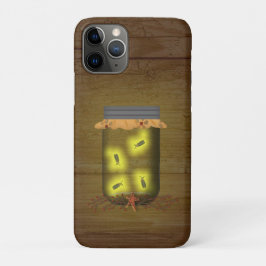Capa Para iPhone 11 Pro Mason Jar Of Fireflies