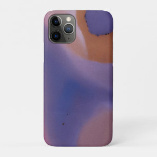 Capa Para iPhone 11 Pro “Mauve Mirage Flow”  –  Abstrato Rosa Azul Pêssego