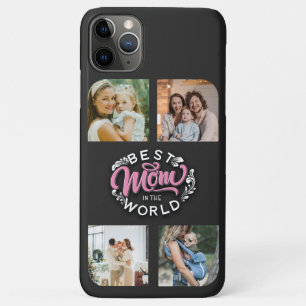 Capa Para iPhone 11 Pro Max 4 Dia de as mães de Memória da Família de Colagem