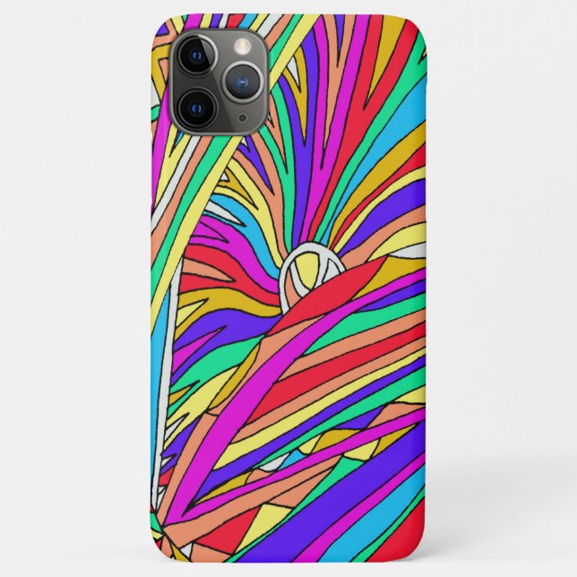 Capa Para iPhone 11 Pro Max Abstrato Sunset (Verso)