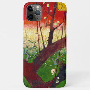 Capa Para iPhone 11 Pro Max Ameixeira em Flor de Van Gogh segundo Hiroshige