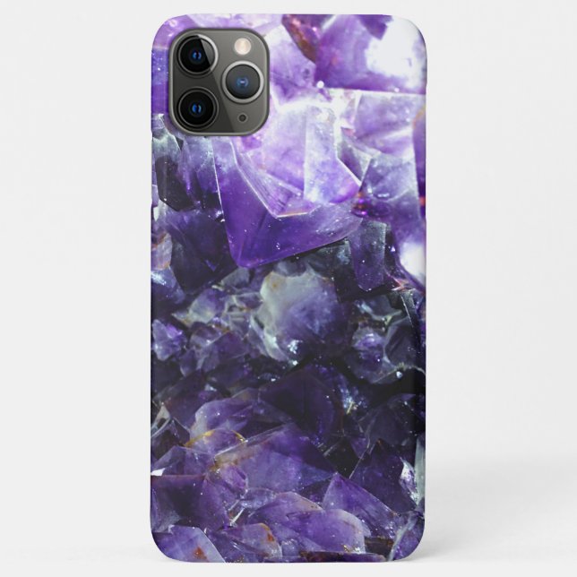 Capa Para iPhone 11 Pro Max Ametista roxo (Verso)