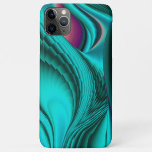 Capa Para iPhone 11 Pro Max Arte 3D Metálica Futurística Abstrato