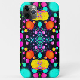 Capa Para iPhone 11 Pro Max arte abstrata brilhante