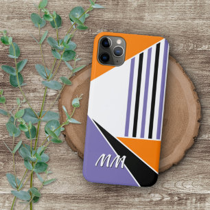 Capa Para iPhone 11 Pro Max Arte de Mod Branco Preto, Cor-de-rosa, cor-de-rosa