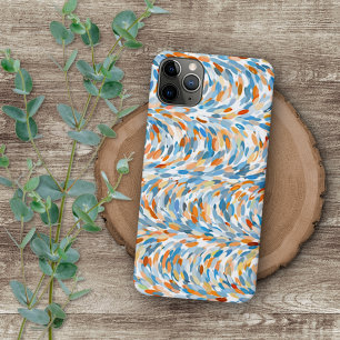 Capa Para iPhone 11 Pro Max Artsy Summer Colors Hip Paint Splatter Art Pattern