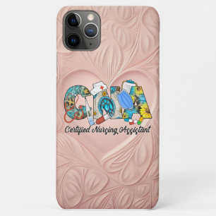 Capa Para iPhone 11 Pro Max Assistente de Enfermagem Certificado CNA