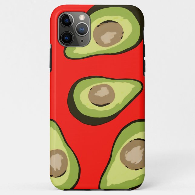 Capa Para iPhone 11 Pro Max Avocado (Verso)